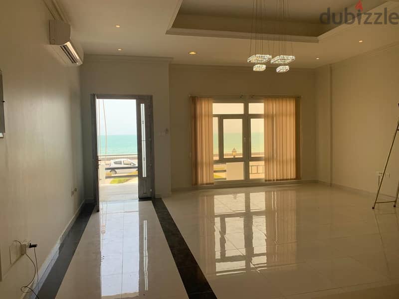 amazing villa facing the beach for rent in alhail north 11