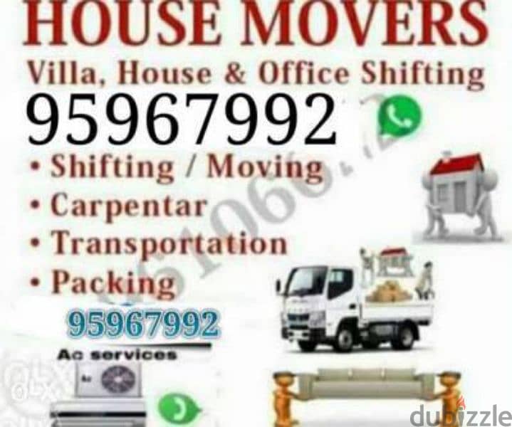 House shiffting office shiffting furniture fixing transport 0