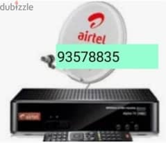 All satellite dish receiver sale and fixing Air tel Arabic All Set