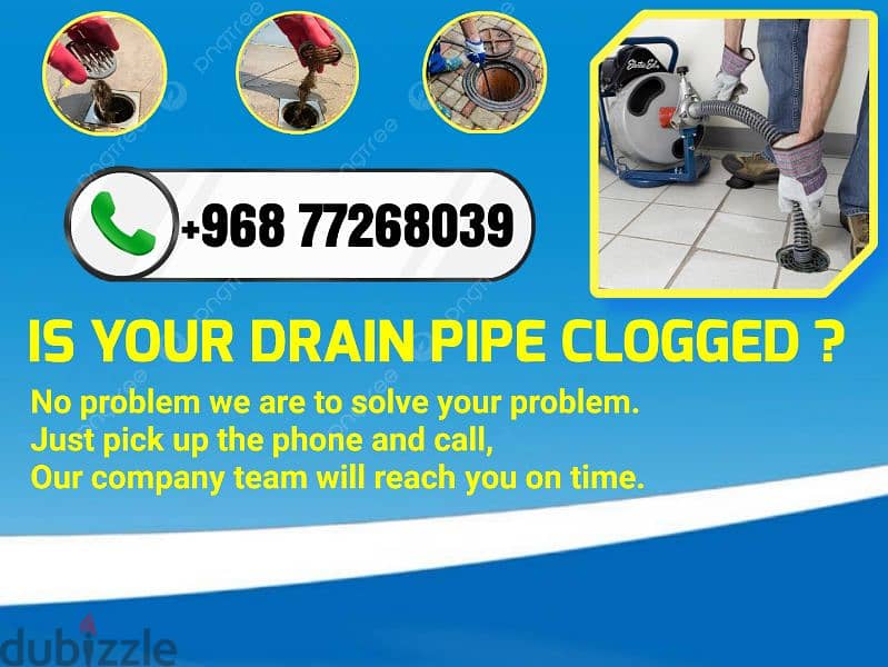 Blockage drain plumbing service & Drain cleaner 1