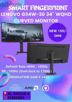 New Curved LCD 34inch Lenovo 0