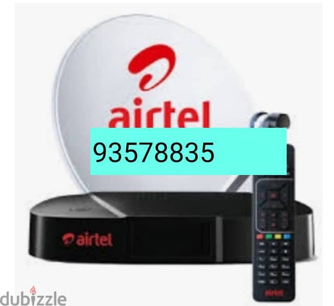 All dish antenna and Receiver Fixing AirTel DishTv 0