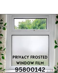 Window Frosted privacy Stickers, Window Blind Privacy Sheets available 0
