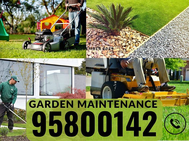 Garden Maintenance, Plants Cutting, Tree Trimming, Soil, Pots,Cleaning 0