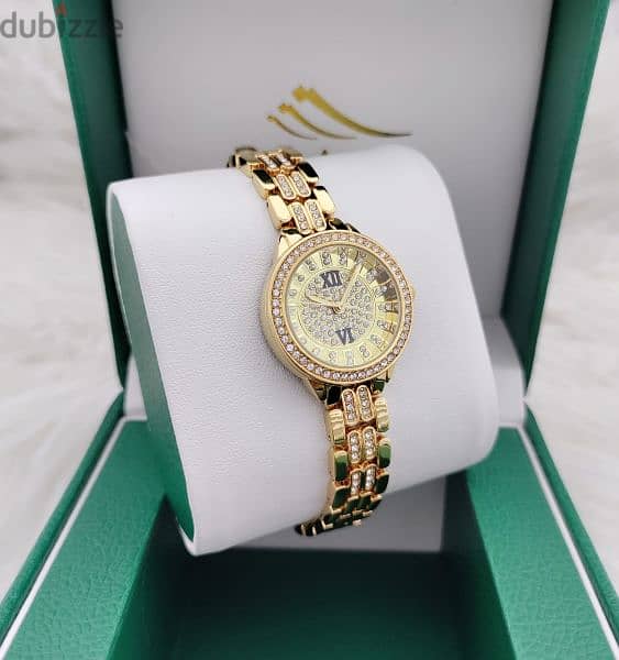 ladies stone watch offer price 6