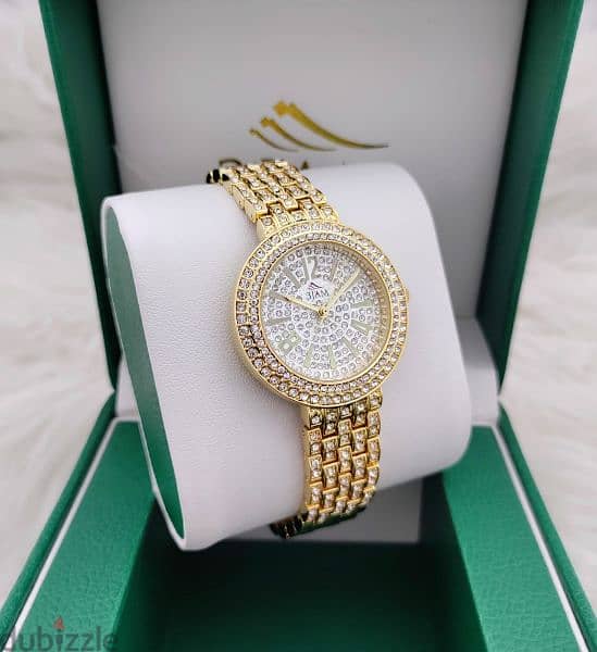 ladies stone watch offer price 9