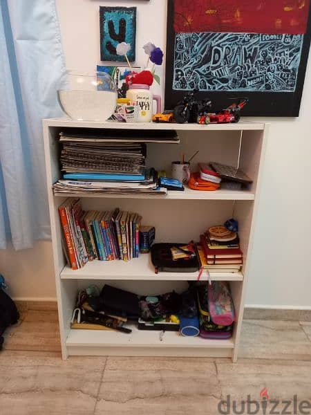 Study Table with book shelves and drawers 3