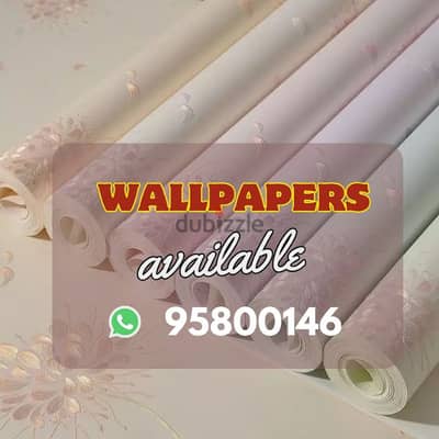 Wallpaper Available for walls, Multiple 3D Designs,