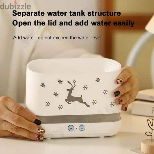 Flame Aroma Diffuser / Humidifierdevice 1