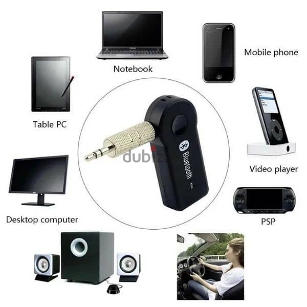 Car wireless music / handsfree Bluetooth receiver 1