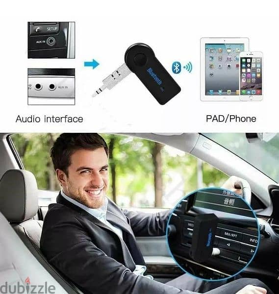 Car wireless music / handsfree Bluetooth receiver 2