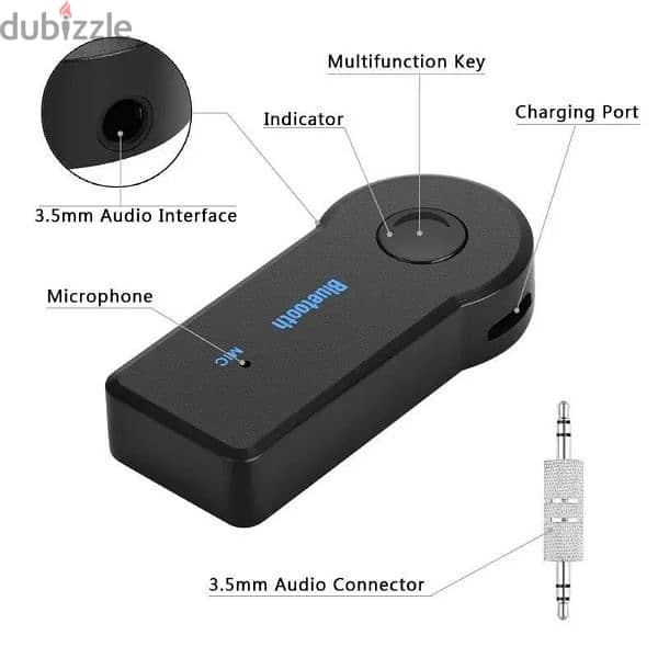 Car wireless music / handsfree Bluetooth receiver 5