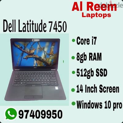 DELL CPORE I7 8GB RAM 512GB SSD 14 INCH SCREEN