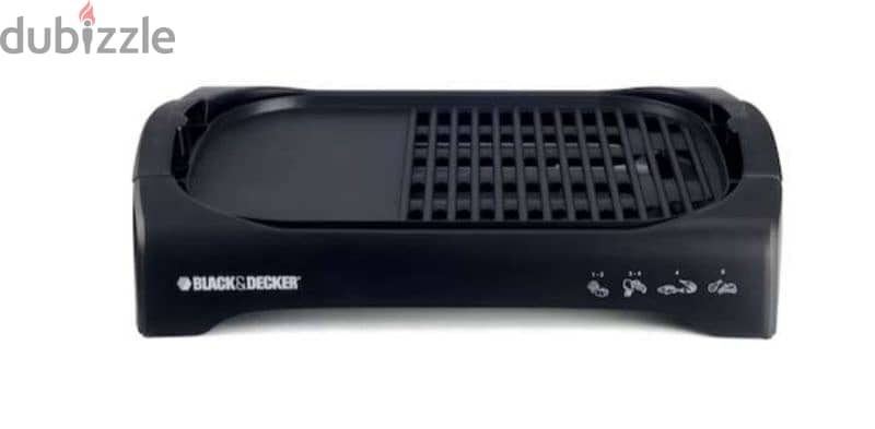 like new Black Decker Grill With Glass Lid 2200W 1