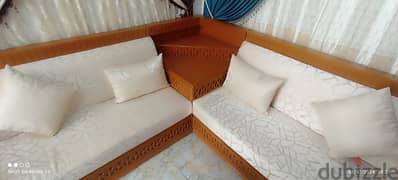 Brand New Wooden Sofa 0