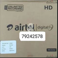 airtel HD setup box with tamil Malayalam telugu hindi sports recharge