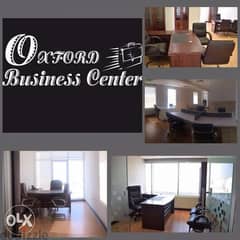 furnitured offices for rent مكاتب مؤثثة للإيجار