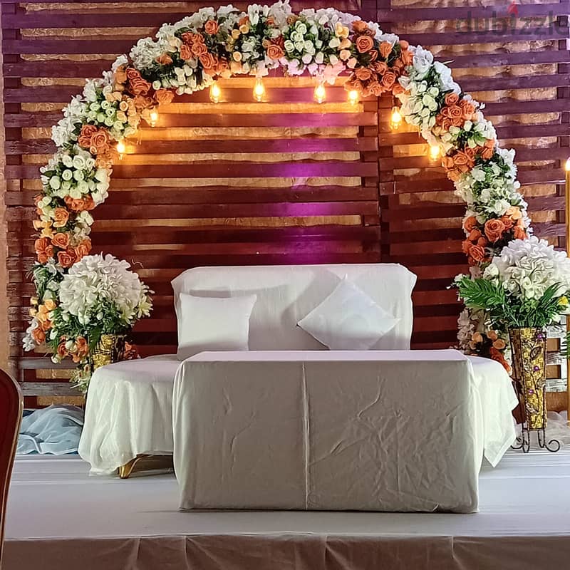 Rent Wedding Stage Rental تأجير مسرح الزفاف 0