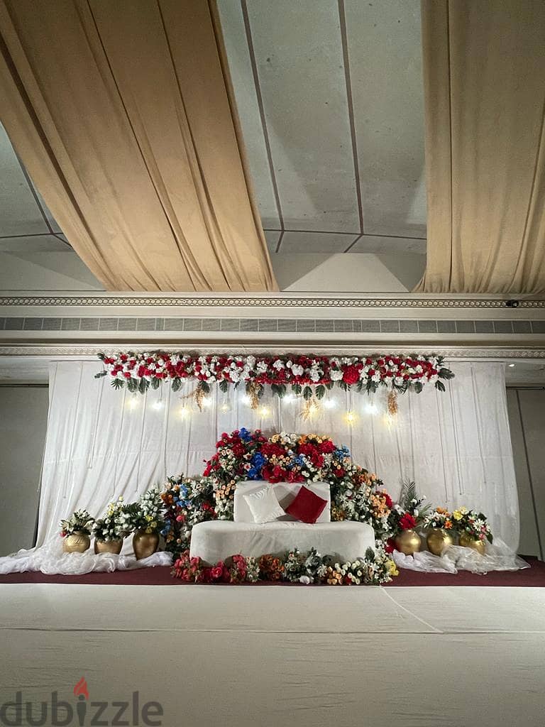 Rent Wedding Stage Rental تأجير مسرح الزفاف 2