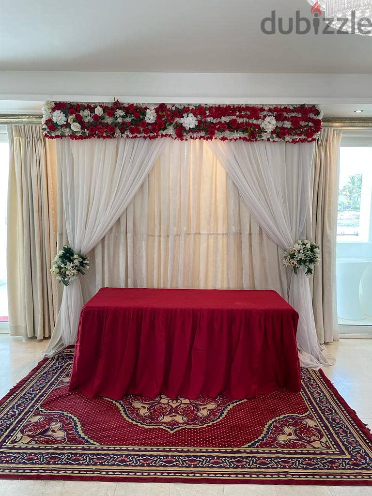 Rent Wedding Stage Rental تأجير مسرح الزفاف 3