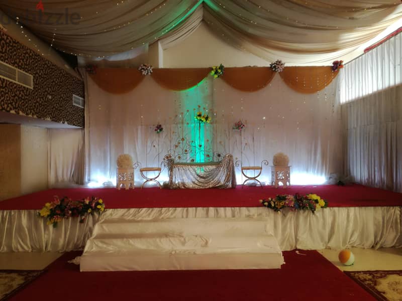 Rent Wedding Stage Rental تأجير مسرح الزفاف 5