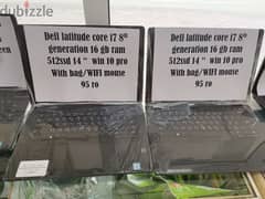 Dell i7 8th genration 16gb ram 512ssd 0