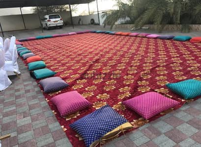 Rent carpet & rugs for outdoor parties تأجير السجاد والبسط للحفلات