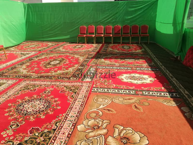 Rent carpet & rugs for outdoor parties تأجير السجاد والبسط للحفلات 8