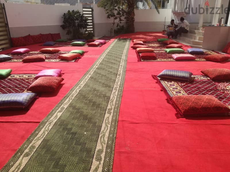 Rent carpet & rugs for outdoor parties تأجير السجاد والبسط للحفلات 9