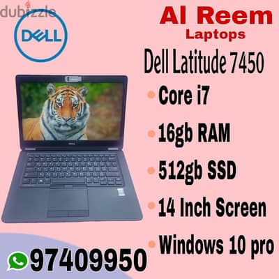 DELL CORE I7 16GB RAM 512GB SSD 14 INCH SCREEN