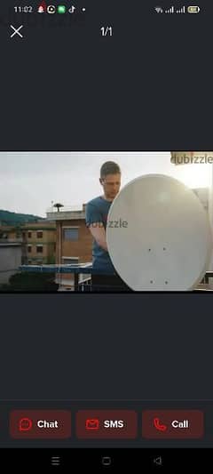 satellite dish technician nail sat arba sat Airtel dish TV