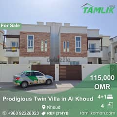 Prodigious Twin Villa for Sale in Al Khoud | REF 314YB