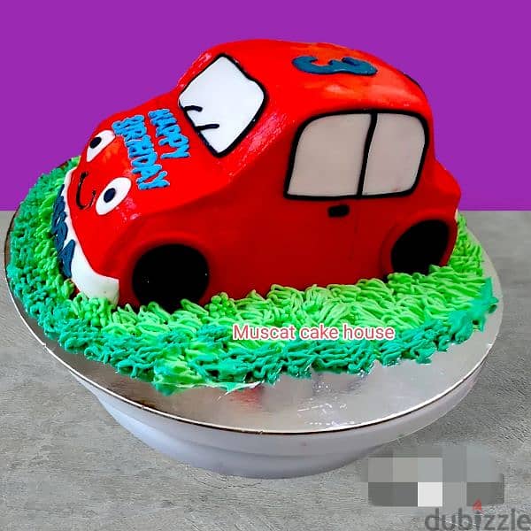 car cake 1 kg + 6
