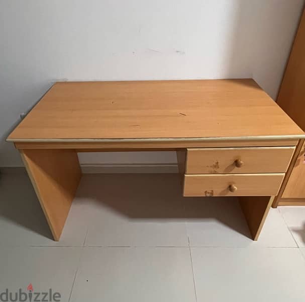 desk + night stand - مكتب + طاولة سرير 1