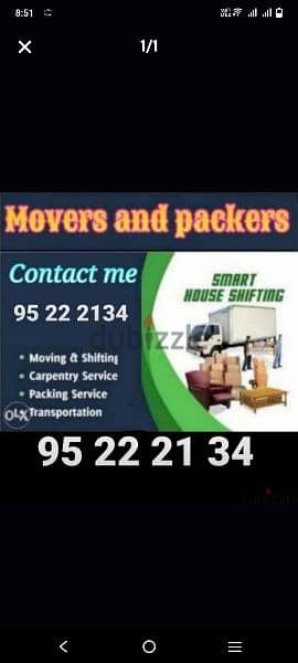 Muscat Mover packer shiffting carpenter furniture  fixing 0