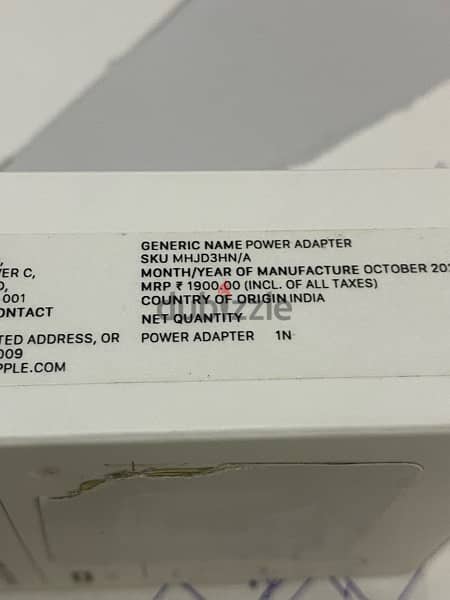 Brand new apple 20W USB  C POWER ADAPTER 3