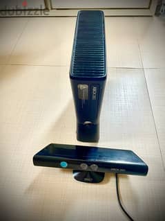 xbox 360 kinect, free controller,Mod best condition, 55+ games