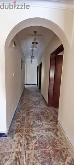 flat full ground floor in villa in aluthiba