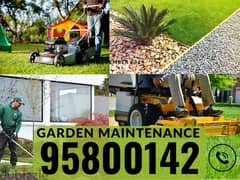 Garden maintenance, Plants Cutting, Tree Trimming, Soil, Pesticides