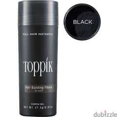 The Toppik hair fibers blend in directly with your hair through 0