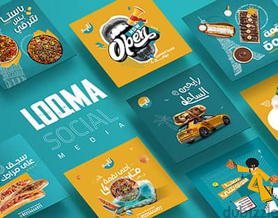 social media post design Monthly Package for cafe & Restaurant