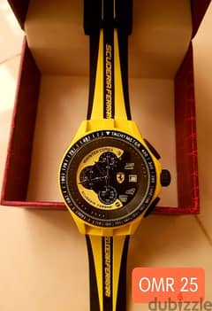 Ferrari watch , Cartier sunglasses