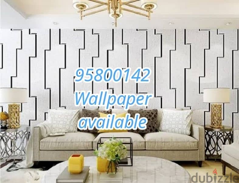 Wallpapers available for walls, Multiple 3D Design, Pasting services 0