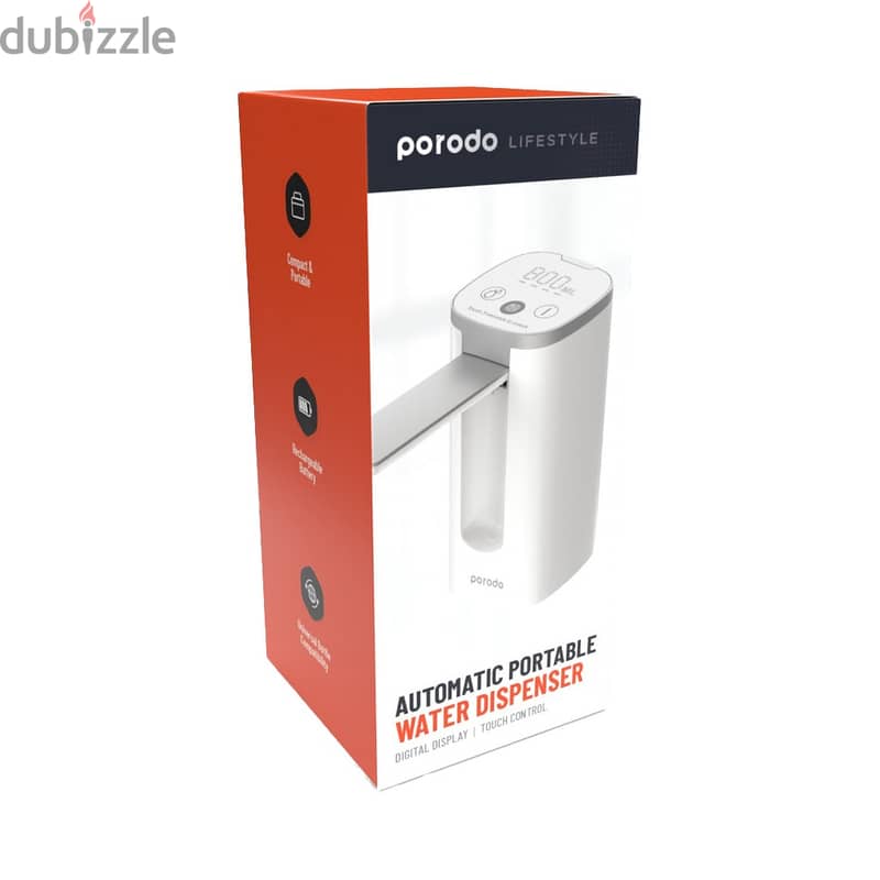 Porodo automatic portable water dispenser touch (BrandNew!) 2