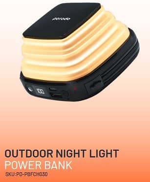 Porodo Outdoor night light + 10000 mah power bank (BrandNew!) 1