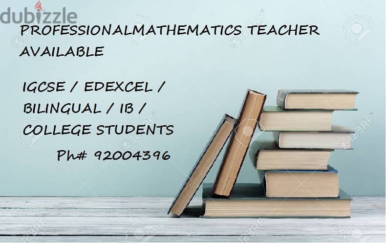 Professional Mathematics teacher doing home lessons for all grades 9