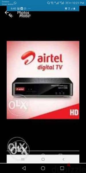 new Indian Airtel HD box/ six months subscription 0