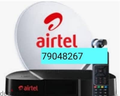 full HD Airtel Receiver subscription available six months free