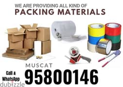 Packing Material available, Carton Boxes, Tapes, Lamination Roll,Wraps