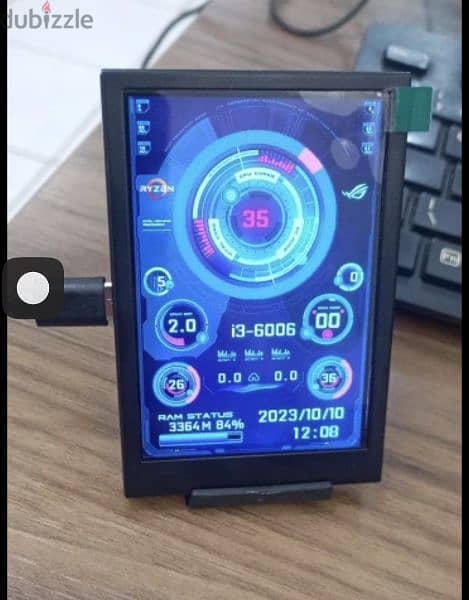 monitor cpu شاشة عرض معلومات 1